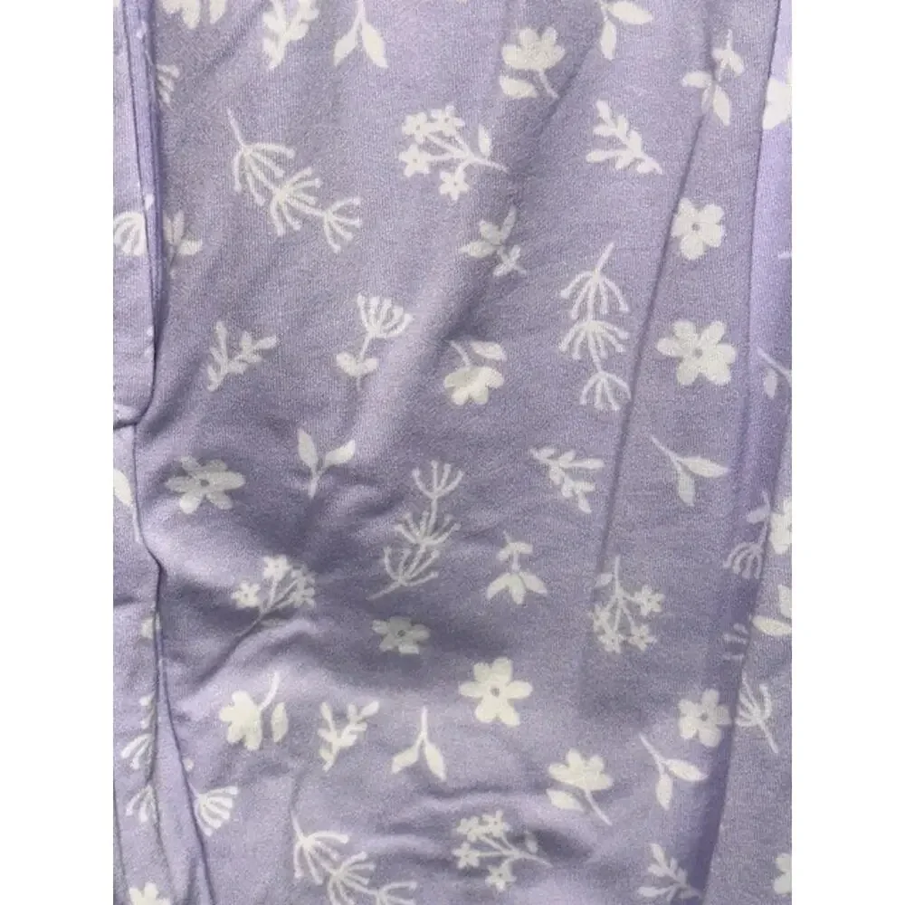 Croft & Barrow 1X Pajamas Cozy Lux Soft Sleep Set Purple Lilac Pockets Stretch